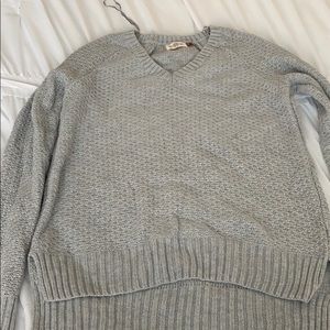 Sparkly gray sweater